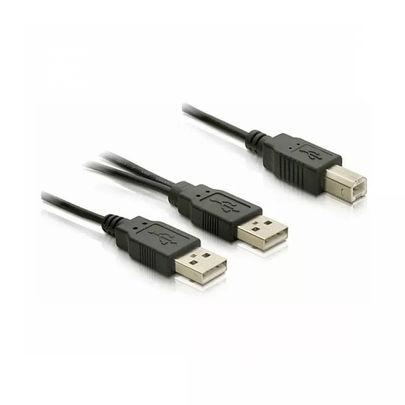 Cabo DELOCK USB 2.0 B -> USB-A Power + Power/Data