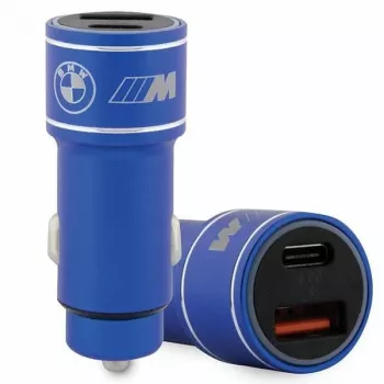 Carregador de automóvel 20W PD-QC 3.0 Fast Blue