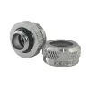 Conector XSPC G1/4 para tubo rígido de 14mm, cromado - 8 unidades