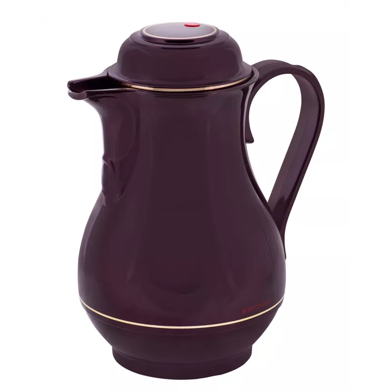 Garrafa isotérmica ROTPUNKT 330-16-04-0 1 L, vermelho cereja, mantém quente 24 h, frio 36 h