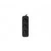 LANBERG PS0-03E-0300-BK 3M Preto 3X 230V Lanter CABO DE EXTENSÃO DE COBRE MACIÇO