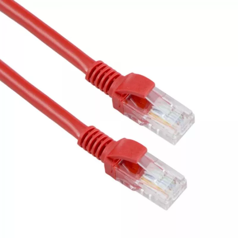 Cabo de rede SBOX UTP CAT5e RJ-45 1 m vermelho