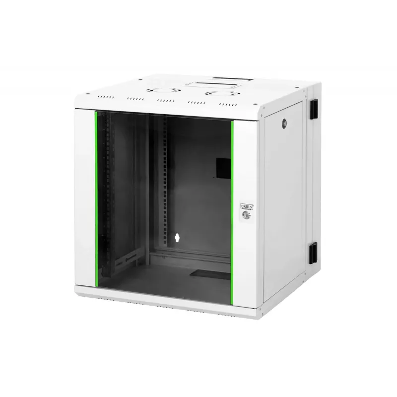 Caixa de montagem em parede Digitus DN-19 12-U-3 Dupla divisão basculante