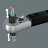 Chave Dinamométrica com Quadrado Passante Click-Torque Lock A 6 R/L preto/verde, Saída 1/4 Encaixe de Bits, 2,5 a 25 Nm
