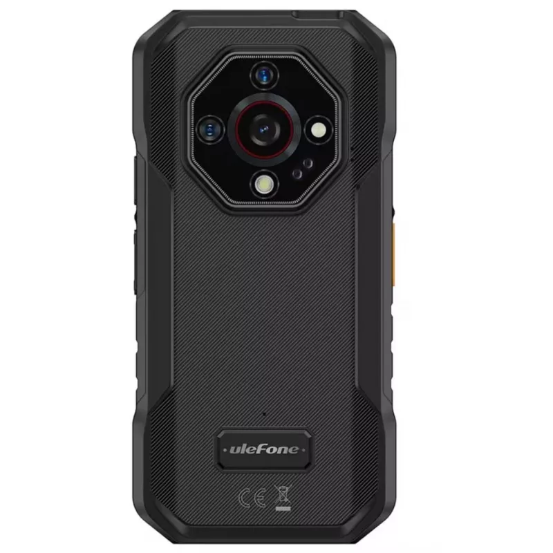 UleFone Armor X32 — 5,65 polegadas (14,3 cm), Android 14, 6 GB RAM, 128 GB, câmara tripla de 48 MP, 5500 mAh, IP68/IP69K, Dual SIM, preto