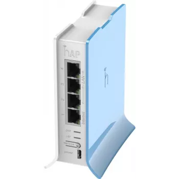 MikroTik | RB941-2nD-TC hAP Lite | Ponto de acesso | 802.11n | 2,4 GHz | 10/100 Mbit/s | Portas Ethernet LAN (RJ-45) 4 | MU-MiMO Sim | sem PoE