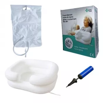 Conjunto insuflável de lavatório e duche para lavagem de cabelo RF-961