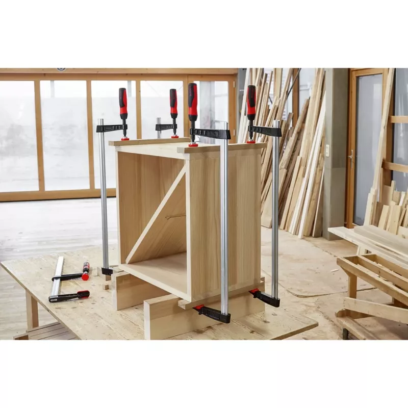 Grampo de barra BESSEY TG30-2K 30 cm alumínio preto vermelho