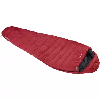 Saco de dormir Redwood -3 (vermelho-escuro/cinzento)
