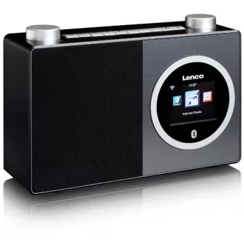 Lenco DIR-70 - leitor de áudio de rede - 3 Watt (total) - preto (DIR-70BK)