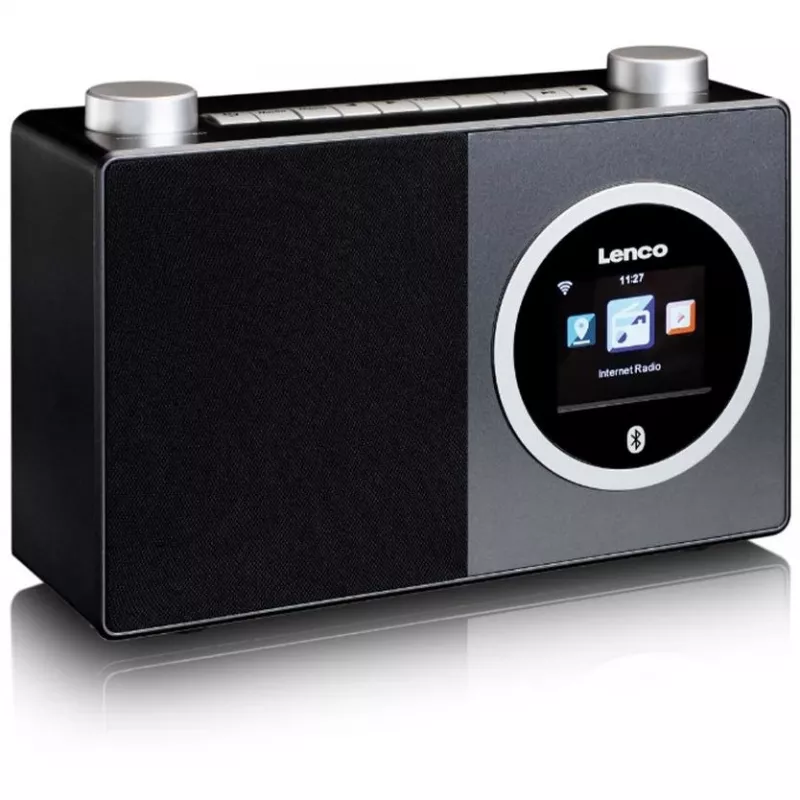 Lenco DIR-70 - leitor de áudio de rede - 3 Watt (total) - preto (DIR-70BK)