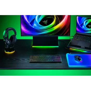 Teclado gaming Razer BlackWidow V4 Low-Profile Tenkeyless HyperSpeed USB RF Wireless Bluetooth QWERTY US International preto