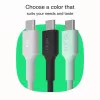 Cabo USB-C-USB-C PowerStream 100W entrançado 1,2m branco