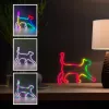 Luz de néon LED MANTA SNL60RGB fita RGB com mudança de cor, iluminação decorativa flexível