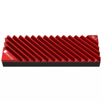 Dissipador/refrigerador Jonsbo M.2-3 vermelho preto 24,4 mm 73 mm 9,6 mm