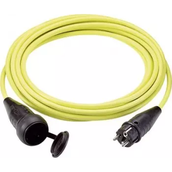 Extensão elétrica LappKabel [ficha com contacto de proteção – ficha de borracha – tomada com contacto de proteção de borracha] 16 A amarelo 5,00 m 7322 (73222337)