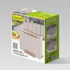 Conjunto de facas com bloco Maestro MR-1412-BEIGE + conjunto de tábuas de corte bege