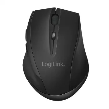 Rato sem fios Logilink BT5.0, ergonómico, preto