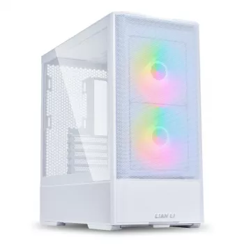 Caixa de PC Midi Tower Lian Li LANCOOL 207 — branco, painel transparente, suporta ATX/MicroATX/MiniITX, sem fonte de alimentação