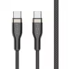 FIXED FIXDB-CC2-BK cabo USB-C/USB-C entrançado, 2 m, 100 W