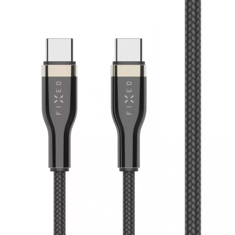 FIXED FIXDB-CC2-BK cabo USB-C/USB-C entrançado, 2 m, 100 W