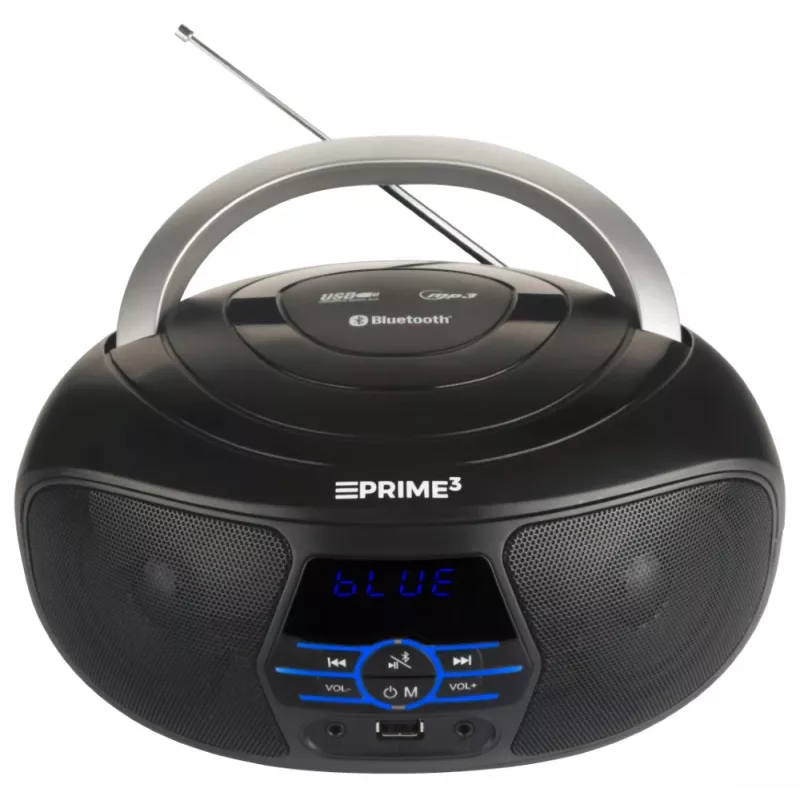 Altifalante Bluetooth portátil PRIME3 ABB11BT com microfone incorporado, reprodução de áudio sem fios