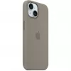 Capa de silicone com MagSafe para iPhone 15 – Clay