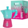 Cafeteira Moka Bialetti 0005393 alumínio azul rosa