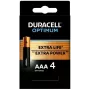 Pilhas alcalinas Duracell OPTIMUM AAA pack de 4 – energia duradoura para pequenos dispositivos