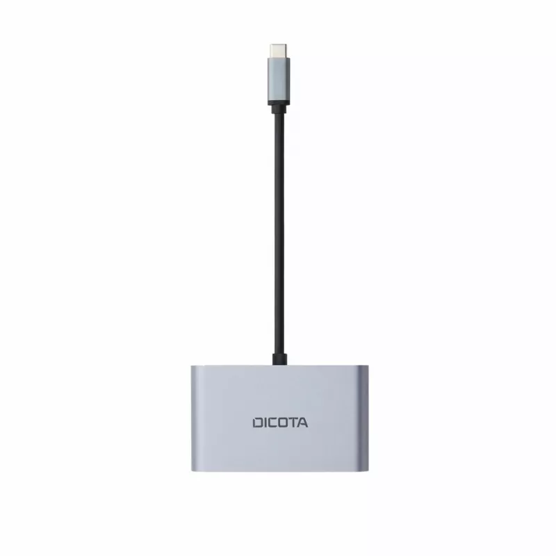 DICOTA D32064 Estação de acoplamento para dispositivos móveis Tablet/Smartphone/Portátil Prateado