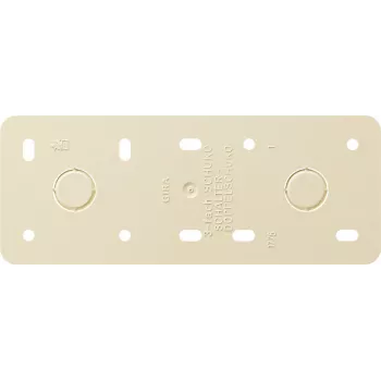 GIRA 008313 Placa de parede/tampa de interruptor bege - branco (008313)