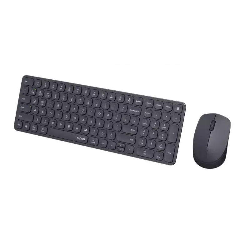 Rapoo 9310M Kit de teclado e rato sem fios multimodo, preto