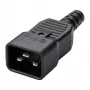 Ficha de rede C20 Bachmann 915.175 preto