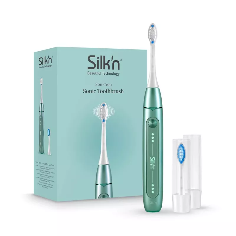 Escova de dentes elétrica Silk'n SonicYou verde menta