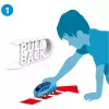 Comboio BRIO World Pull Back Train preto azul 36019