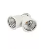 Synergy 21 Adaptador LED para lâmpadas LED E27->2*E27