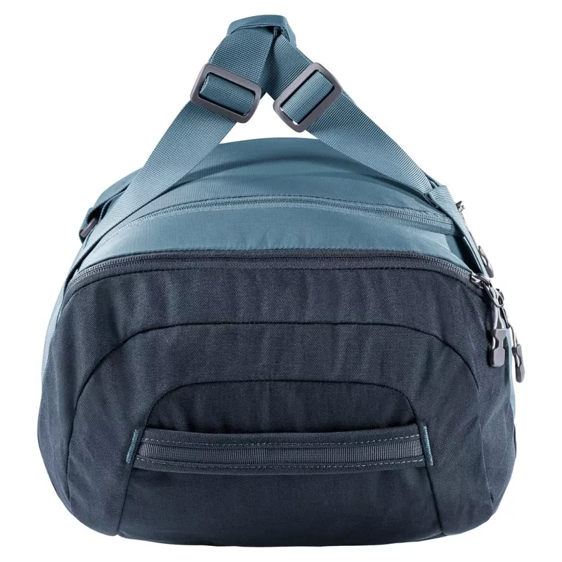 Mala de viagem DEUTER Duffel 35 atlantic-ink — capacidade 35 L, fundo impermeável, pegas de transporte