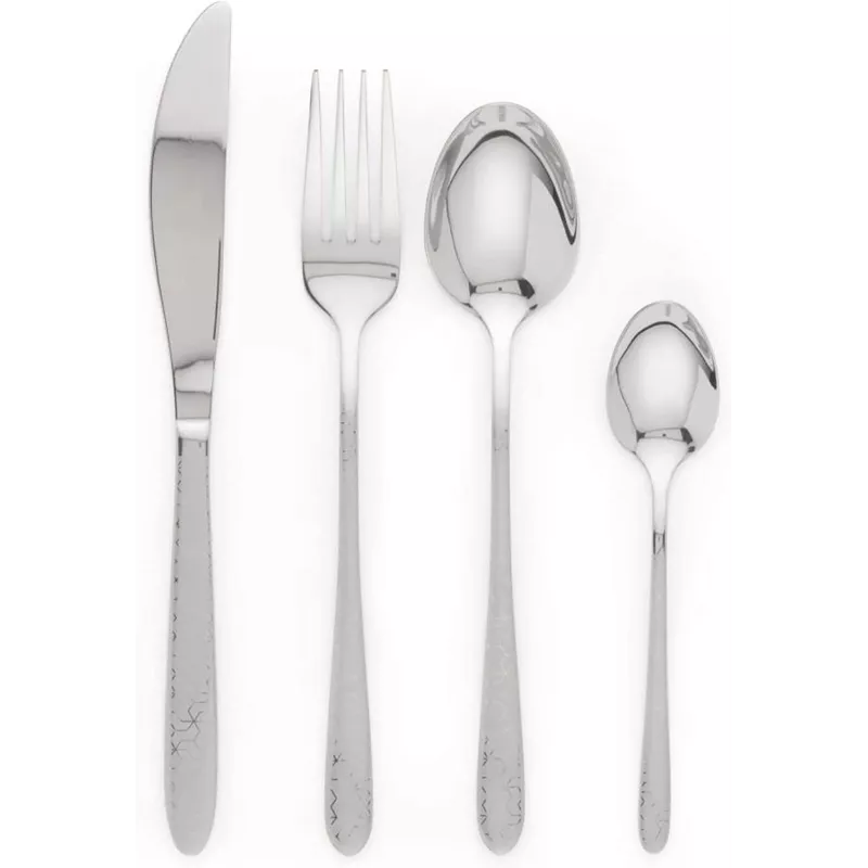 Conjunto de talheres Russell Hobbs RH01519EU7 16 peças design geométrico, aço inoxidável