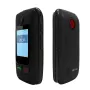 eSTAR Digni Flip 6,1 cm (2.4) 102 g preto, vermelho telefone para seniores