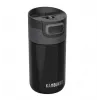 Caneca térmica Kambukka Etna 300 ml Pitch preto — caneca de viagem isolada, aço inoxidável, à prova de fugas, 300 ml