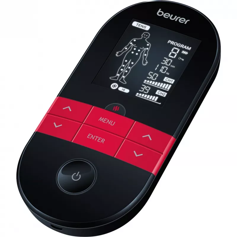 Eletroestimulador TENS/EMS Beurer EM 59 Heat - 64 programas, bateria