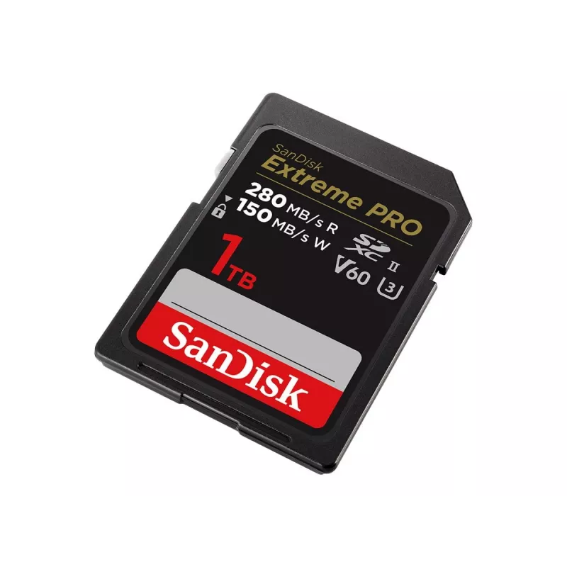 SanDisk Extreme Pro - Cartão de memória - 1TB - Video Class V60 / UHS-II U3 / Classe 10 - SDXC UHS-II (SDSDXEP-1T00-GN4IN)