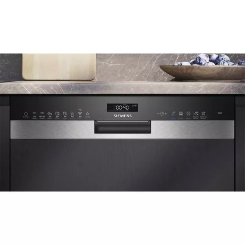 Máquina de lavar loiça Siemens iQ500 SN55ES12CE semi-integrada 14 conjuntos de louça