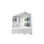 Cooler Master E690-WHNN-S00 Elite 690 WOOD White, Vidro Temperado Full-View 270°, Seamless Bevel