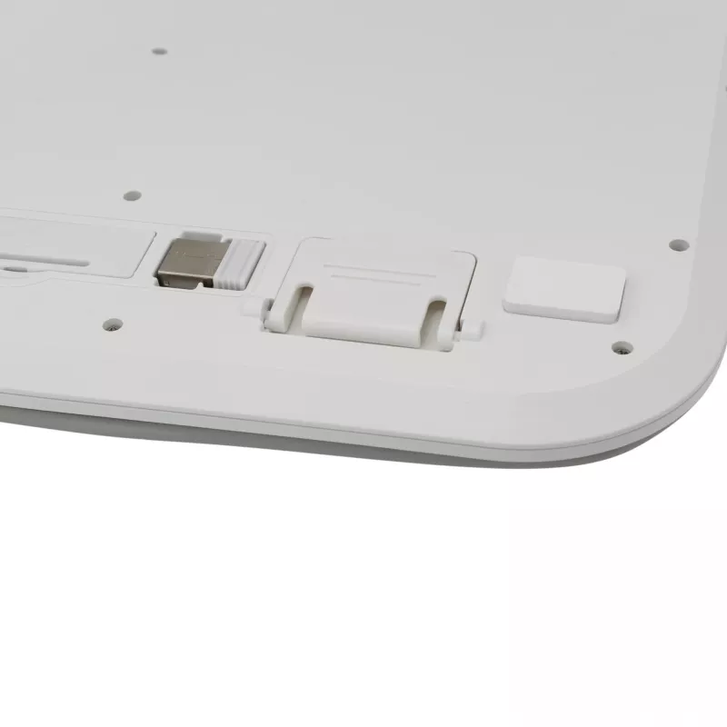 Teclado sem fios SBOX WK-905 US — bege, ligação USB sem fios, layout US
