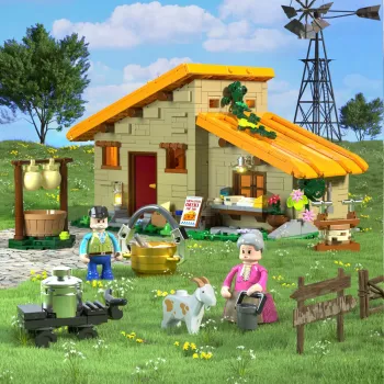 Lumibricks Farm Cheese House Conjunto de construção