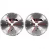 Conjunto de discos de corte diamantados para rebarbadora EINHELL 230×22,23×1,8 mm, coroa turbo, 2 unidades