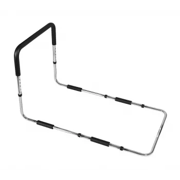 Barra de proteção de cama ActionMed P300AM apoio lateral de cama, altura ajustável, pega antiderrapante, preto, carga máx. 130 kg