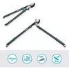 Gardena tesoura de poda EnergyCut bypass preta verde aço 5 cm