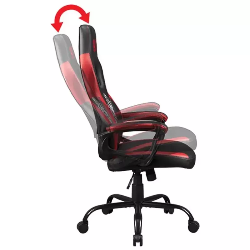 Cadeira gaming universal Subsonic SA5642-A1 assento almofadado preto vermelho branco